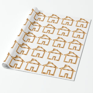 Papel de papel de embrulho de aquecimento da casa