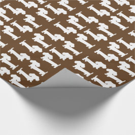 Papel de papel de embrulho do cão do Wiener do