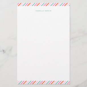 Papel de Papelaria Colorido e Personalizado