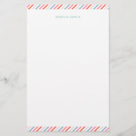 Papel de Papelaria Colorido e Personalizado