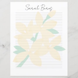 Papel de Papelaria com Nome em Roteiro Chic Monogr