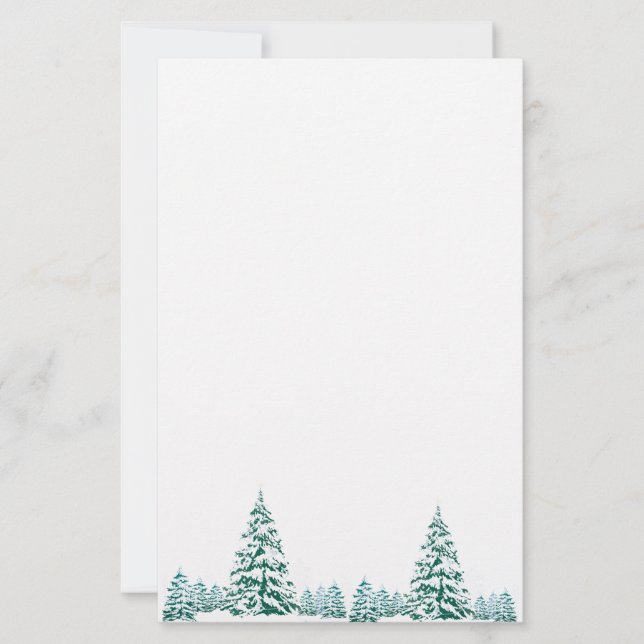 Papel de papelaria de férias (Frente)