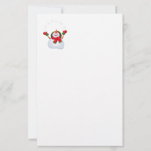 Papel de papelaria de férias