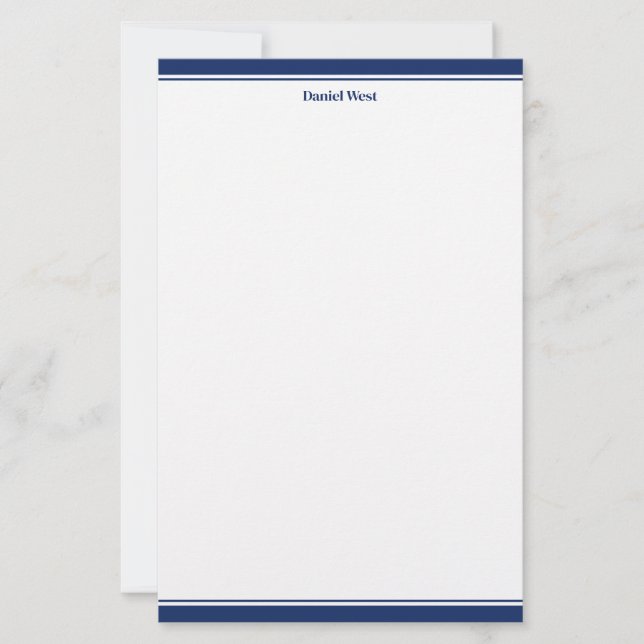 Papel de Papelaria Personalizado (Frente)