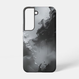 Papel de parede branco e preto dramático