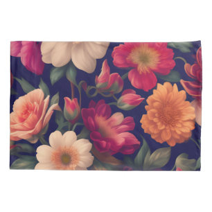 Papel de parede com padrão floral