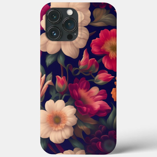 Papel de parede com padrão floral (Verso)