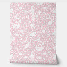Papel de parede de conto de fadas de jardim mágico