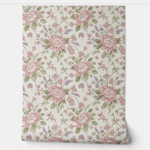 Papel de parede de descolamento e colagem - Rosas