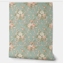 Papel de parede de descolamento e colagem - Rosas