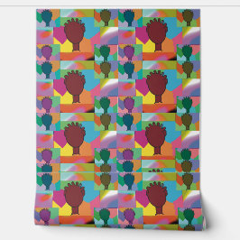 Papel de parede de punção 3 - Faces