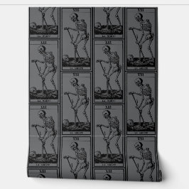 Papel de parede do esqueleto - Decoração gótica - 