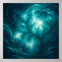 Papel de Parede e Impressão de Arte Fractal de Flu