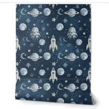 Papel de Parede Espacial | Parede de Acento de Fog