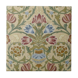 Papel de Parede Floral Brocado William Morris