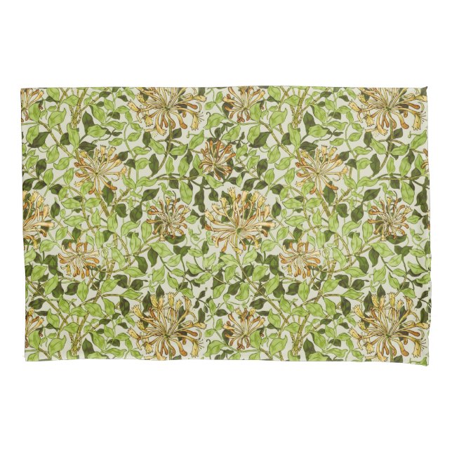 Papel de Parede Floral Honeysuckle de William Morr (Frente)
