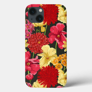 Papel de parede floral no estilo da aguarela