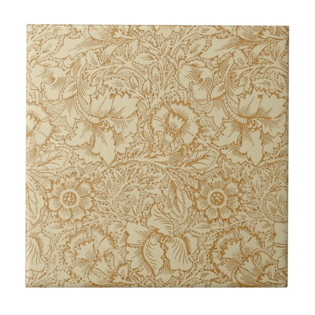 Papel de Parede Floral Papoula de William Morris (Frente)