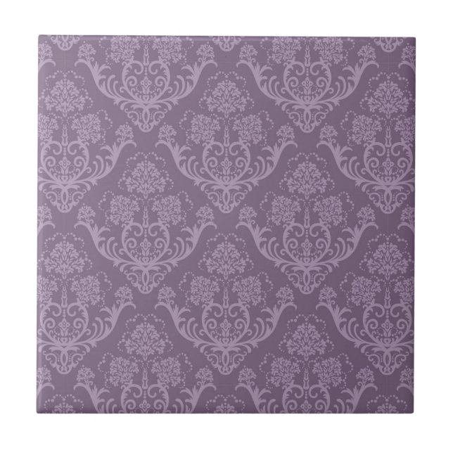 Papel de parede floral roxo (Frente)