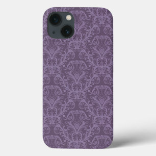 Papel de parede floral roxo 2