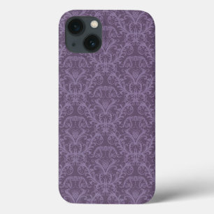 Papel de parede floral roxo 2