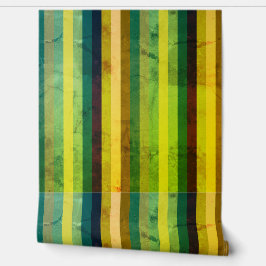 Papel de parede personalizado de faixas verdes 2' 