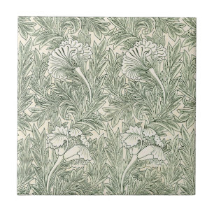Papel de Parede Tulipa de William Morris Clássico 