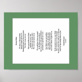 Papel de Poster Halo Poem 8,5 X 11 (Matte) Endenta