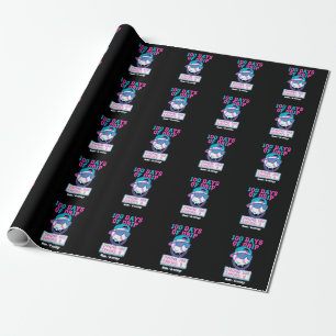 Papel De Presente 100 Dias de Drip 0 Erros Swag da Escola de Beisebo