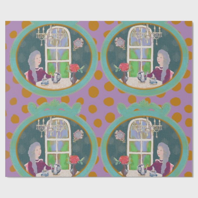 Papel De Presente 10:15 in LALATOWN Wrapping Paper 2 (Aberto)