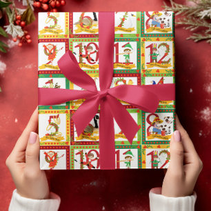 Papel De Presente 12 dias de Natal
