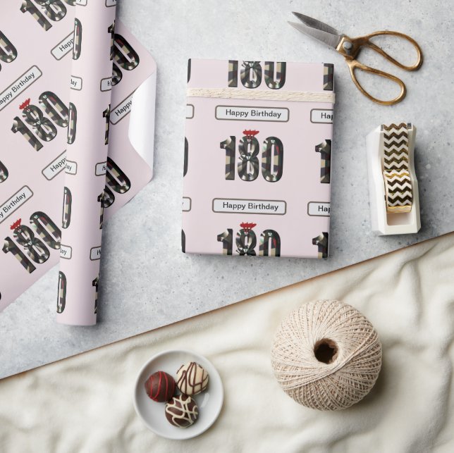 Papel De Presente "180 em 3D: A Dimensão Mais Avançada das Trevas" (Artesanato)