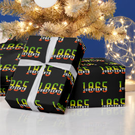 Papel De Presente 18 de junho de 1865 Celebrando a Liberdade Negra