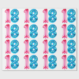 Papel De Presente 18 Papel de enrolamento dos balões