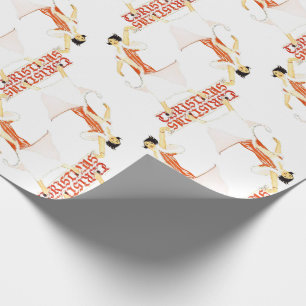 Papel De Presente 1920 Flapper Natal