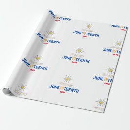 Papel De Presente 19 de junho Papel de enrolamento