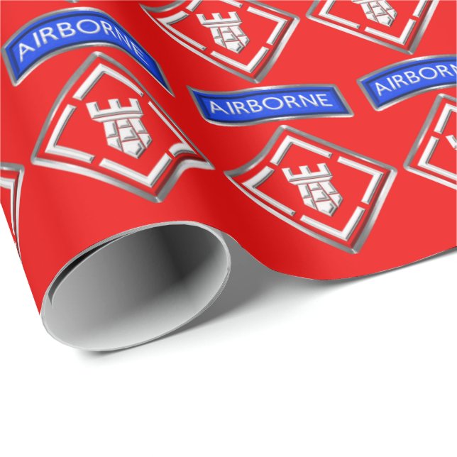 Papel De Presente 20ª Brigada de Engenheiros-Aerotransportada (Ponta do rolo)