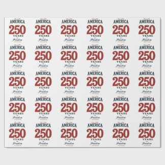 Papel De Presente 250º Liberdade da América 1776 Celebração Aniv