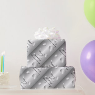 Papel De Presente 25o Aniversário de casamento