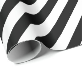 Papel De Presente 30 x 6 faixas de diagnóstico em preto branco