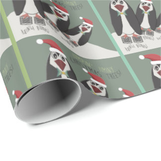 Papel De Presente 3 Penguins espinhosos