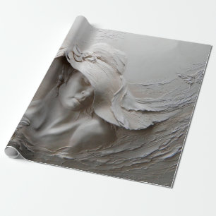 Papel De Presente 3d ilusão mural de parede 3d,fundo,arte,mural,flo