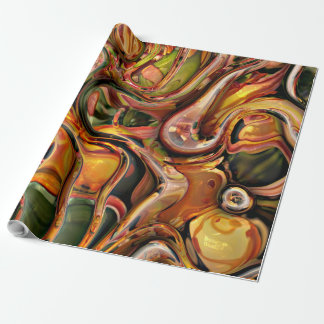 Papel De Presente 3d torção 02