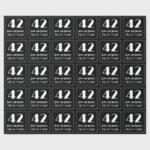 42º Aniversário - Art Deco Inspirou "42", Nome