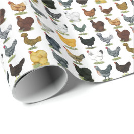 Papel De Presente 49 galinhas da galinha
