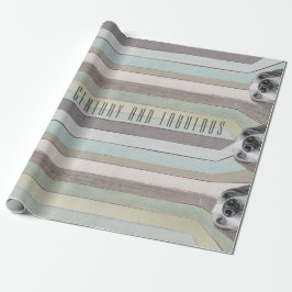 Papel De Presente 50º aniversário Meio século e fabuloso