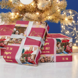 Papel De Presente 5 sua foto Feliz Natal.