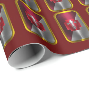 Papel De Presente 62ª Brigada Médica “Orgulhosa e Firme” Wrappin