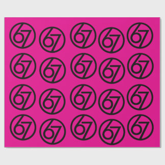 Papel De Presente 67 Funny Meme Six Seven Gen Alpha Wrapping Paper