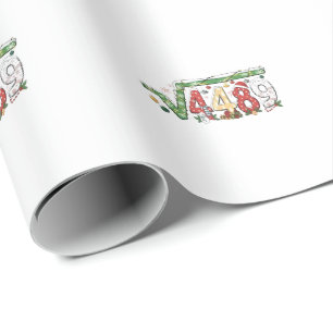 Papel De Presente 67 Raiz Quadrada 4489 Seis Sete Matemática Natal